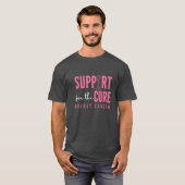 乳がん。治癒のサポート。 Tシャツ (正面フル)