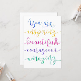 乳がん – 自分が誰であるかを覚える カード