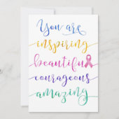 乳がん – 誰であるか思い出して カード (正面)