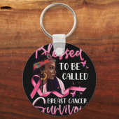 乳が賛美んと呼ばれるアフリカ系アメリカ人 キーホルダー (正面)