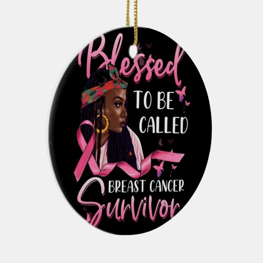 乳が賛美んと呼ばれるアフリカ系アメリカ人 セラミックオーナメント (右)