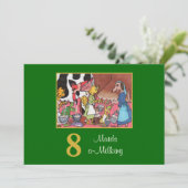 乳しぼりの可愛い動物の8メイドのクリスマスカスタム! シーズンカード (スタンド正面)