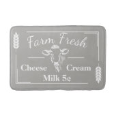 乳エレガント牛ファームトープ バスマット (正面)