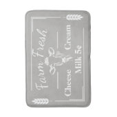 乳エレガント牛ファームトープ バスマット (正面縦)