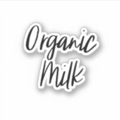 乳オーガニック貯蔵シール シール (正面)