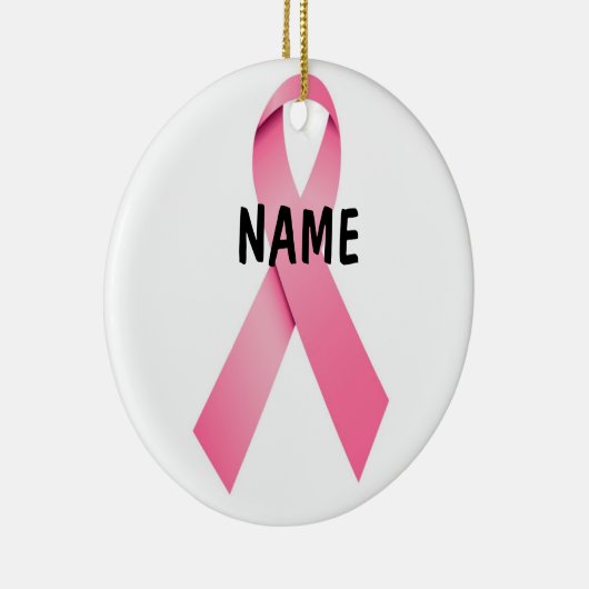 乳カスタムがんクリスマス記念碑 セラミックオーナメント (右)