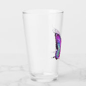 乳カラフルがん認識度蝶 タンブラーグラス (右)