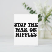 乳ストップ乳戦争 ポストカード (スタンド正面)