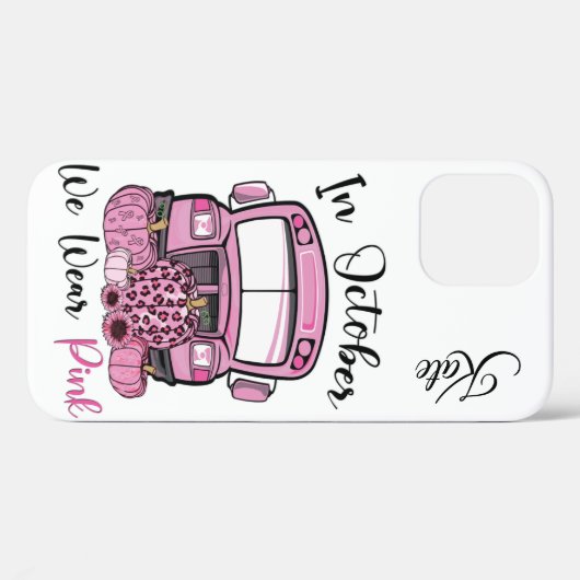 乳パーソナライズされたがん認識度症候iPh Case-Mate iPhoneケース (裏面 (横))