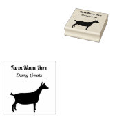 乳パーソナライズされたヤギ農場 ラバースタンプ (押印)
