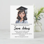 乳モダンシンプル養兼式招待状 招待状 (スタンド正面)