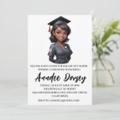 乳モダンシンプル養兼式招待状 招待状 (スタンド正面)