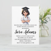 乳モダンシンプル養兼式招待状 招待状 (スタンド正面)