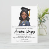 乳モダンシンプル養兼式招待状 招待状 (スタンド正面)