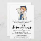 乳モダンシンプル養兼式招待状 招待状 (正面/裏面)