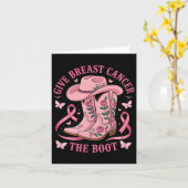 乳与えがんブーツがん認識度 カード (黄色い花)