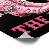 乳与えがんブーツ女性のカーボーイがん粟粒 ポスター (角)