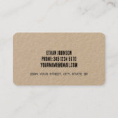 乳乳農家 名刺 (裏面)