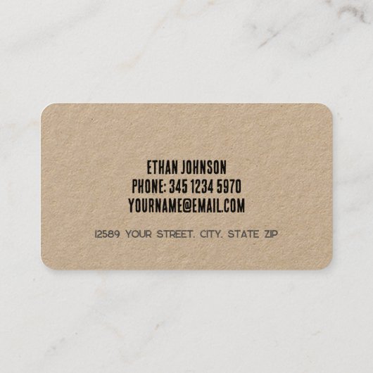 乳乳農家 名刺 (裏面)