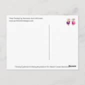 乳保がん絵葉書 ポストカード (裏面)