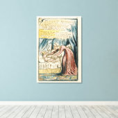 '乳児の悲しみ',プレート39 (Bentley 48) 'Songs キャンバスプリント (インサイチュ (ウッドフロア))