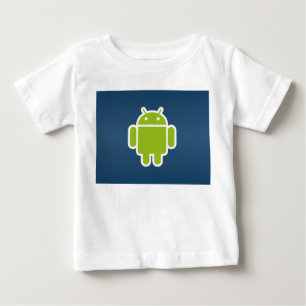 乳児アンドロイド長袖ショート ベビーTシャツ