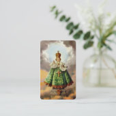 乳児イエスオブプラハノヴェナ祈りの言葉カード 名刺 (スタンド正面)