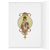 乳児イエズスオブプラハ宗教的カード (内側 (左))