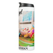 乳児カスタムトドラーチャイルド写真テンプレート タンブラー (回転右)