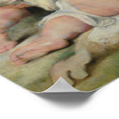 乳児キリストとバプテストのヨハネと二人 ポスター (角)