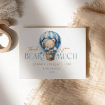 乳児テディベアブルーホットエアバルーン