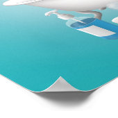 乳児トムとジェリーがお風呂に入る ポスター (角)