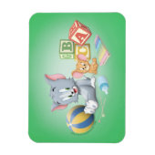 乳児トムとジェリー遊ズのおもちゃつき マグネット (縦)