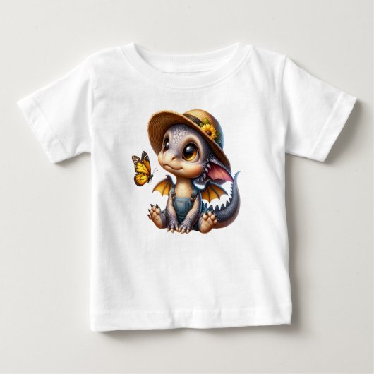 乳児ドラゴンTシャツ ベビーTシャツ (正面)