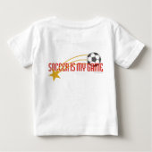 乳児パーソナライズされたのスターシャツ ベビーTシャツ (裏面)