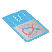 乳児ロス認識度リボンエンジェルカスタムマグネット マグネット (右側)