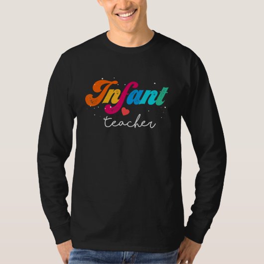 乳児先生分隊新学期先生クルー Tシャツ (正面)
