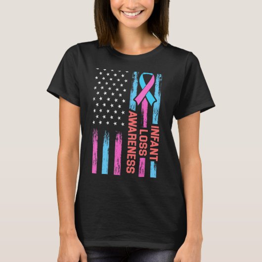 乳児喪失妊娠ベビー流産1 Tシャツ (正面)