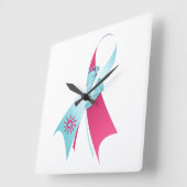 乳児喪失認識度 スクエア壁時計 (傾斜)