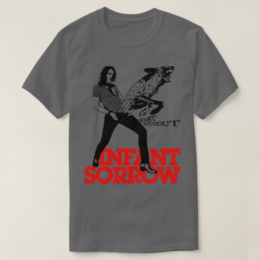 乳児悲しみの獣なし Tシャツ (デザイン正面)