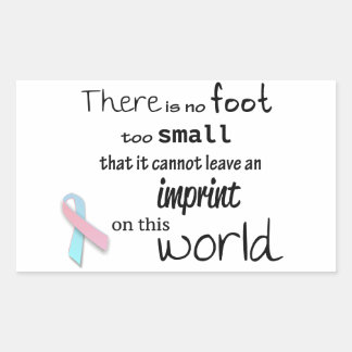 乳児損失認識度シール 長方形シール