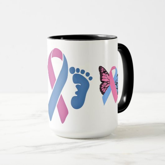 乳児損失認識度 マグカップ (正面右)