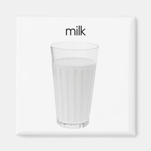 乳冷蔵庫磁石 マグネット (正面)