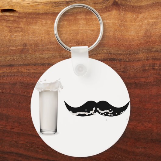 乳口髭 キーホルダー (正面)