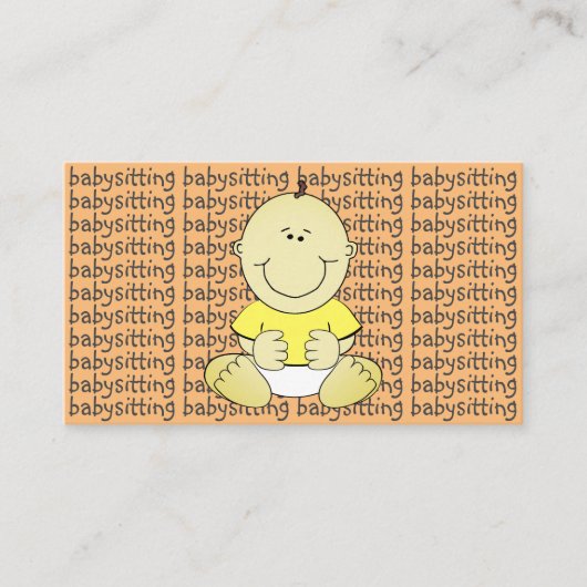 乳幼児預気に育者児童 名刺 (正面)