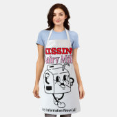 乳恋しく思乳 エプロン (着用した状態)