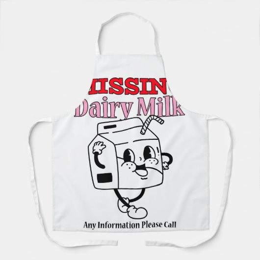 乳恋しく思乳 エプロン (正面)