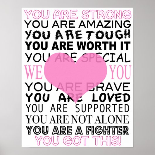 乳感動的がんポスター ポスター (正面)