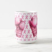 乳房がんサポートおよび認識度 コーヒーマグカップ (中央)