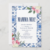 乳房イタリアン美赤ちゃんシャワー 招待状 (正面)